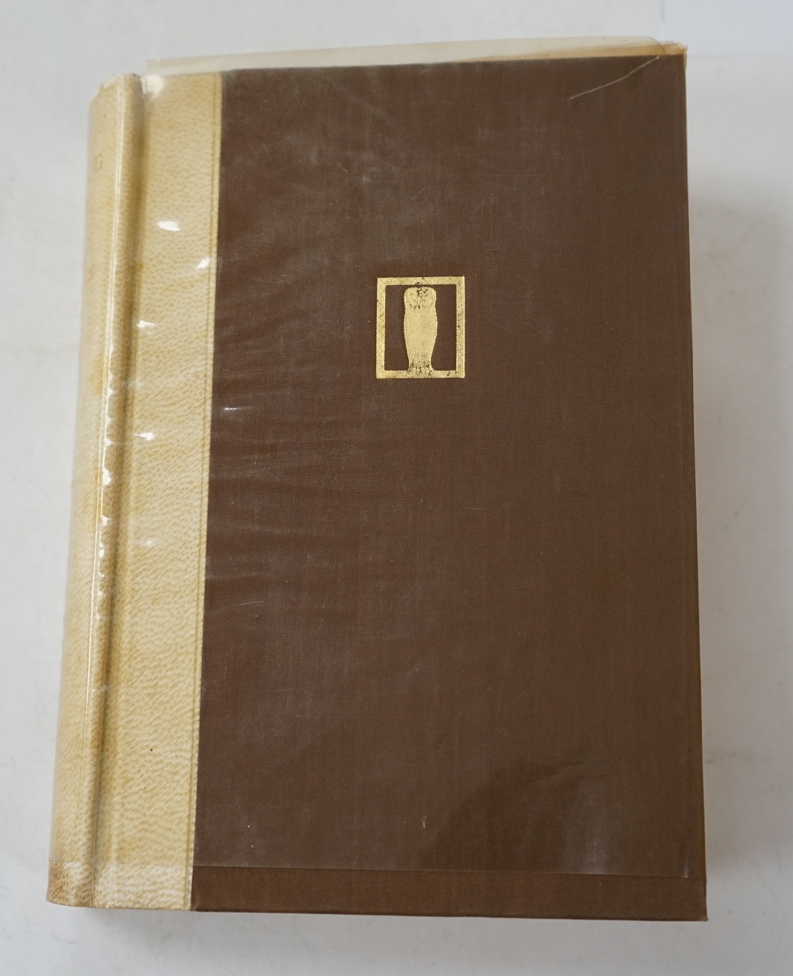 Williamson, Henry - The Labouring Life, Limited Edition (of 122 numbered copies, signed by the author). frontis., pictorial and outline coloured map on e/ps.; original vellum backed gilt cloth, gilt lettered spine and wi